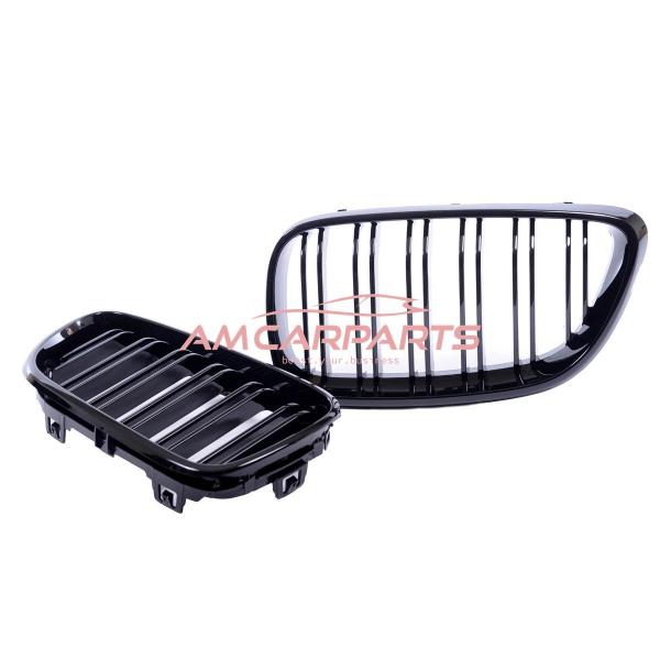 Upgrade Design Kühlergrill / Sportgrill passend für BMW 2er F22 / F23 / F87 14-21 Hochglanz schwarz