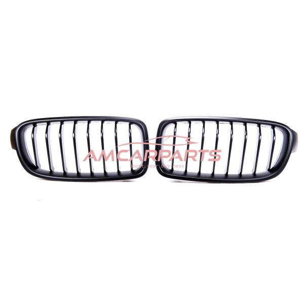 Upgrade Design Kühlergrill / Sportgrill passend für BMW 3er F30 / F31 11-19 Matt schwarz