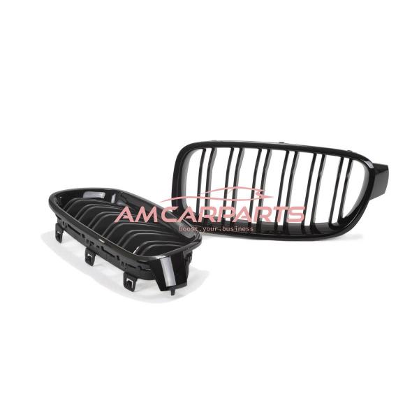 Upgrade Design Kühlergrill / Sportgrill passend für BMW 3er F30 / F31 11-18 Matt schwarz / Hochglanz schwarz