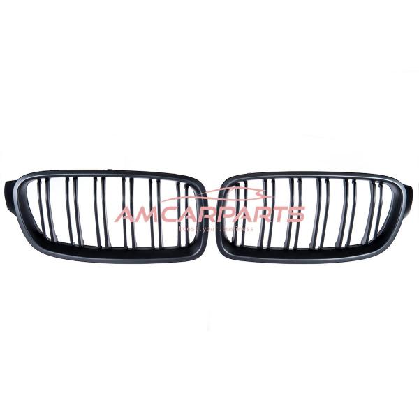 Upgrade Design Kühlergrill / Sportgrill passend für BMW 3er F30 / F31 11-19 Matt schwarz