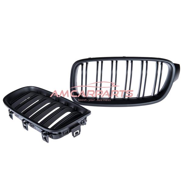 Upgrade Design Kühlergrill / Sportgrill passend für BMW 3er F30 / F31 11-19 Matt schwarz