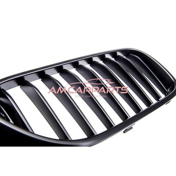 Upgrade Design Kühlergrill / Sportgrill passend für BMW 5er G30, F90 / G31 Vor-Facelift 17-20 Matt schwarz