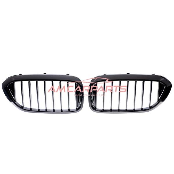 Upgrade Design Kühlergrill / Sportgrill passend für BMW 5er G30 / G31 Vor-Facelift 17-20 Hochglanz schwarz