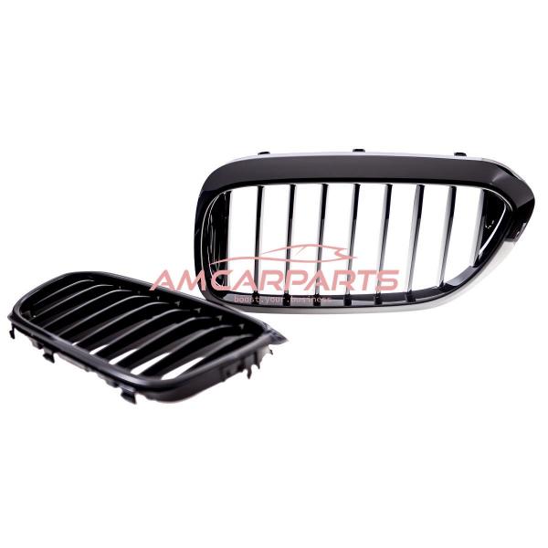 Upgrade Design Kühlergrill / Sportgrill passend für BMW 5er G30 / G31 Vor-Facelift 17-20 Hochglanz schwarz