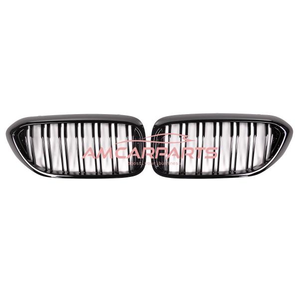 Upgrade Design Kühlergrill / Sportgrill passend für BMW 5er G30 / G31 Vor-Facelift 17-20 Hochglanz schwarz