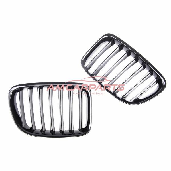 Upgrade Design Kühlergrill / Sportgrill passend für BMW X1 E84 09-15 Hochglanz schwarz