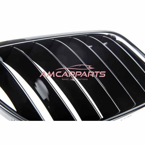 Upgrade Design Kühlergrill / Sportgrill passend für BMW X1 E84 09-15 Hochglanz schwarz