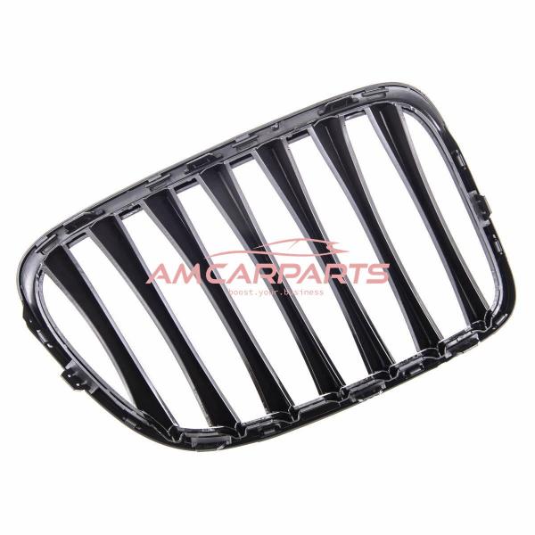 Upgrade Design Kühlergrill / Sportgrill passend für BMW X1 E84 09-15 Hochglanz schwarz
