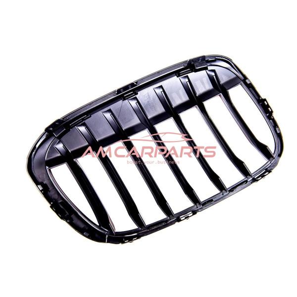 Upgrade Design Kühlergrill / Sportgrill passend für BMW X1 F48 Vor-Facelift 15-19 Matt schwarz