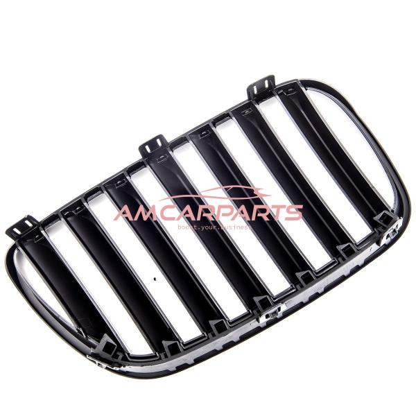Upgrade Design Kühlergrill / Sportgrill passend für BMW X3 E83 Facelift 06-10 Matt schwarz