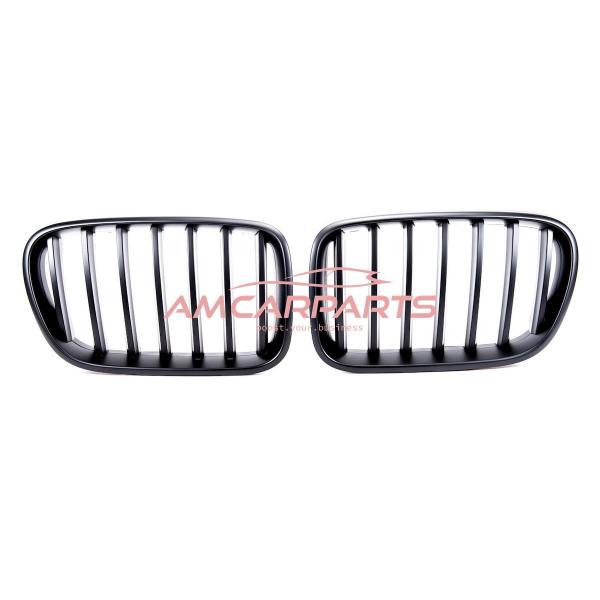 Upgrade Design Kühlergrill / Sportgrill passend für BMW X3 F25 Vor-Facelift 10-14 Matt schwarz