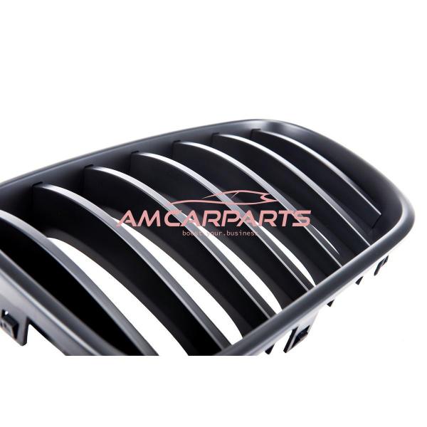 Upgrade Design Kühlergrill / Sportgrill passend für BMW X3 F25 Vor-Facelift 10-14 Matt schwarz