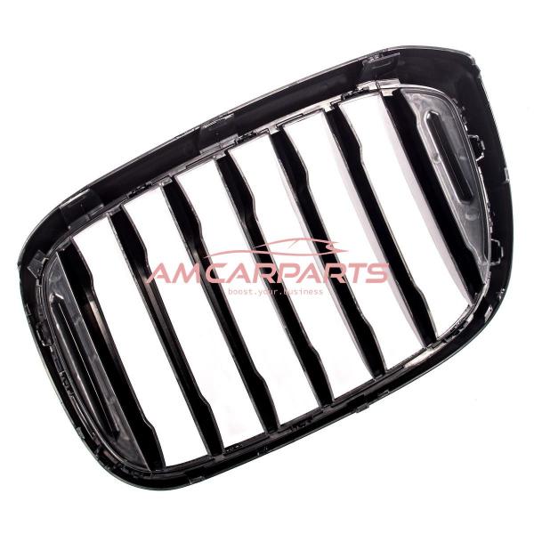 Upgrade Design Kühlergrill / Sportgrill passend für BMW X3 G01 / X4 G02 17-21 Hochglanz schwarz