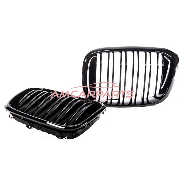 Upgrade Design Kühlergrill / Sportgrill passend für BMW X3 G01 / X4 G02 17-21 Hochglanz schwarz