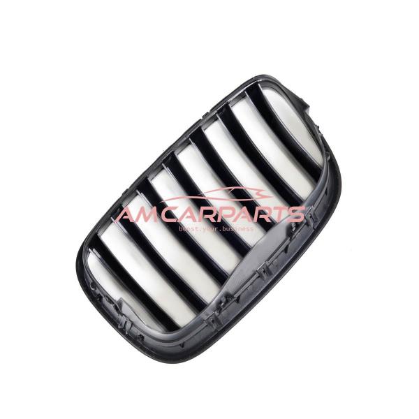Upgrade Design Kühlergrill / Sportgrill passend für BMW X5 E70 / X6 E71 07-13 Hochglanz schwarz
