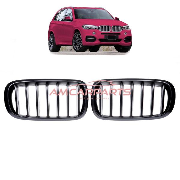 Upgrade Design Kühlergrill / Sportgrill passend für BMW X5 F15, F85 / X6 F16, F86 13-18 Matt schwarz