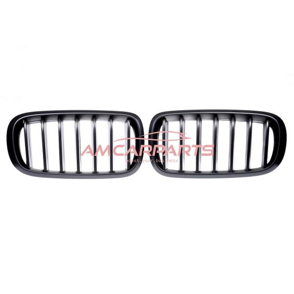 Upgrade Design Kühlergrill / Sportgrill passend für BMW X5 F15, F85 / X6 F16, F86 13-18 Matt schwarz