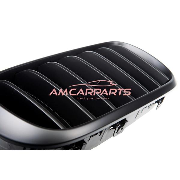Upgrade Design Kühlergrill / Sportgrill passend für BMW X5 F15, F85 / X6 F16, F86 13-18 Matt schwarz