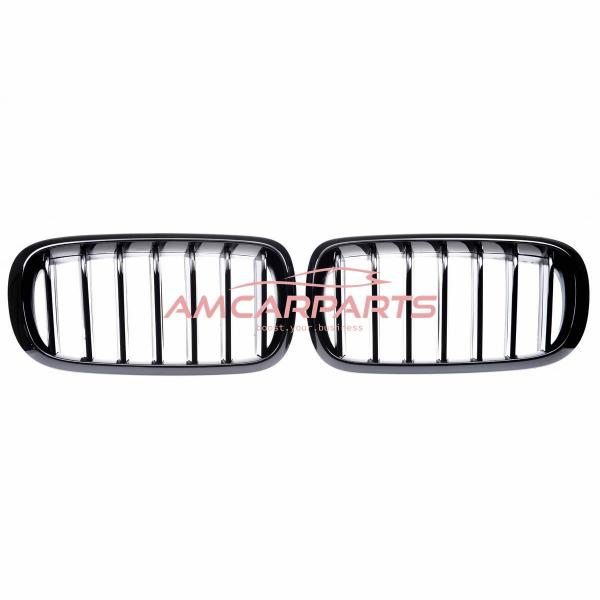 Upgrade Design Kühlergrill / Sportgrill passend für BMW X5 F15, F85 / X6 F16, F86 13-18 Hochglanz schwarz