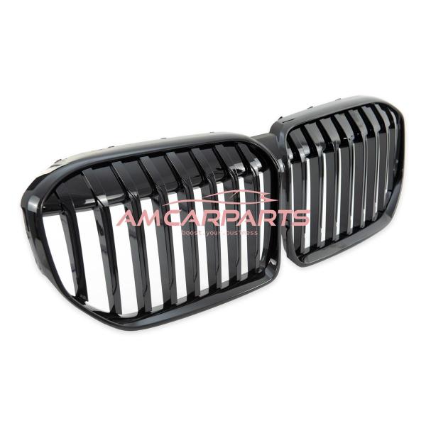 Upgrade Design Kühlergrill / Sportgrill passend für BMW 7er G11 / G12 Facelift 19+ Hochglanz schwarz