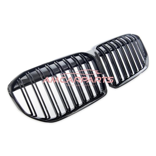 Upgrade Design Kühlergrill / Sportgrill passend für BMW 7er G11 / G12 Facelift 19+ Hochglanz schwarz