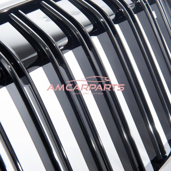 Upgrade Design Kühlergrill / Sportgrill passend für BMW 7er G11 / G12 Facelift 19+ Hochglanz schwarz