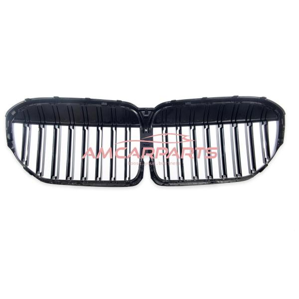 Upgrade Design Kühlergrill / Sportgrill passend für BMW 7er G11 / G12 Facelift 19+ Hochglanz schwarz
