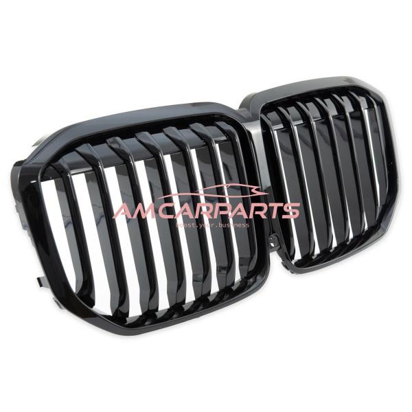 Upgrade Design Kühlergrill / Sportgrill passend für BMW X7 G07 Vor-Facelift 19-22 Hochglanz schwarz