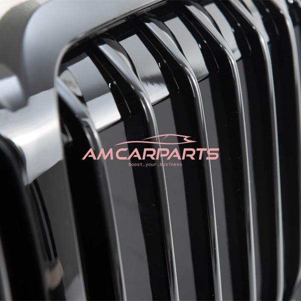 Upgrade Design Kühlergrill / Sportgrill passend für BMW X7 G07 Vor-Facelift 19-22 Hochglanz schwarz