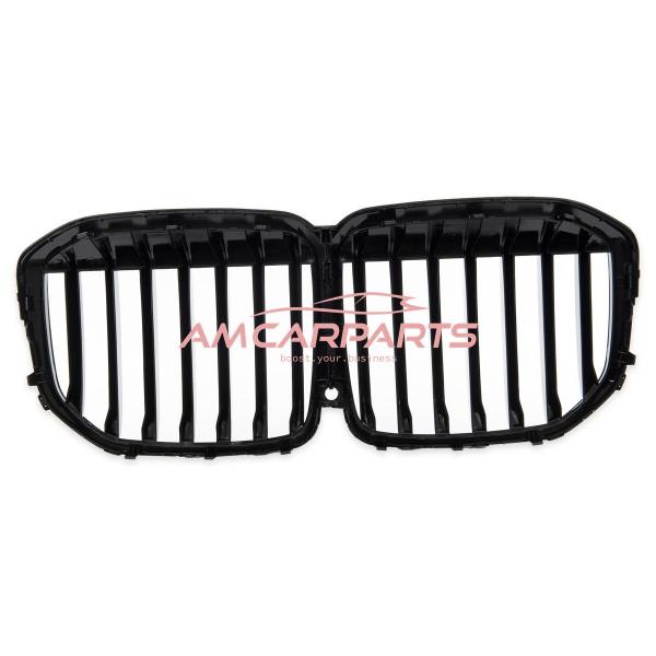Upgrade Design Kühlergrill / Sportgrill passend für BMW X7 G07 Vor-Facelift 19-22 Hochglanz schwarz