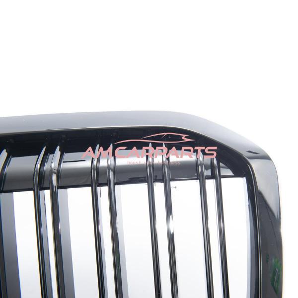 Upgrade Design Kühlergrill / Sportgrill passend für BMW X7 G07 Vor-Facelift 19-22 Hochglanz schwarz