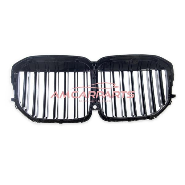 Upgrade Design Kühlergrill / Sportgrill passend für BMW X7 G07 Vor-Facelift 19-22 Hochglanz schwarz
