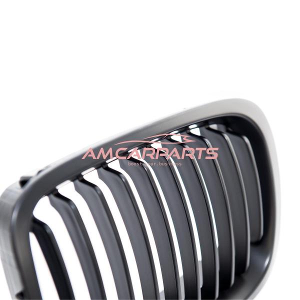 Upgrade Design Kühlergrill / Sportgrill passend für BMW 3er E46 Vor-Facelift Limousine/Touring 98-01 Matt schwarz