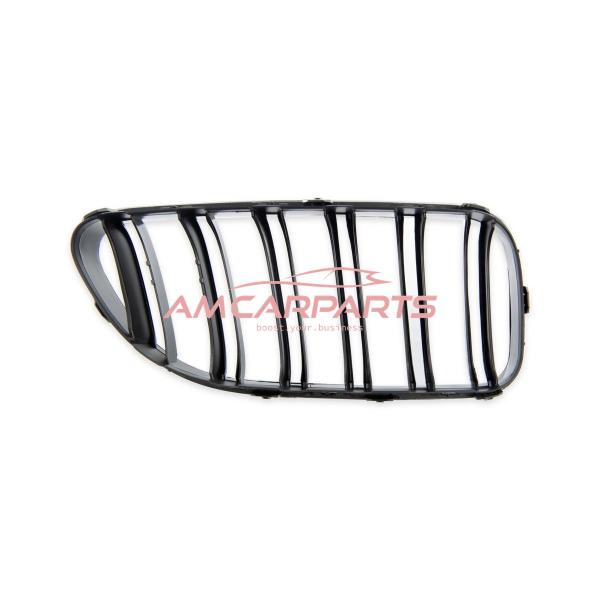 Upgrade Design Kühlergrill / Sportgrill passend für BMW 6er F12 / F13 / F06 11-18 Hochglanz schwarz / chrom