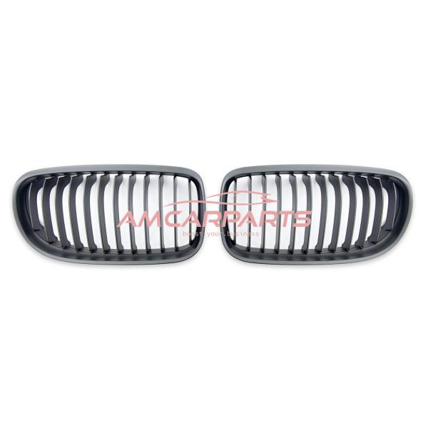 Upgrade Design Kühlergrill / Sportgrill passend für BMW 3er E90 / E91 Facelift 08-11 Matt schwarz