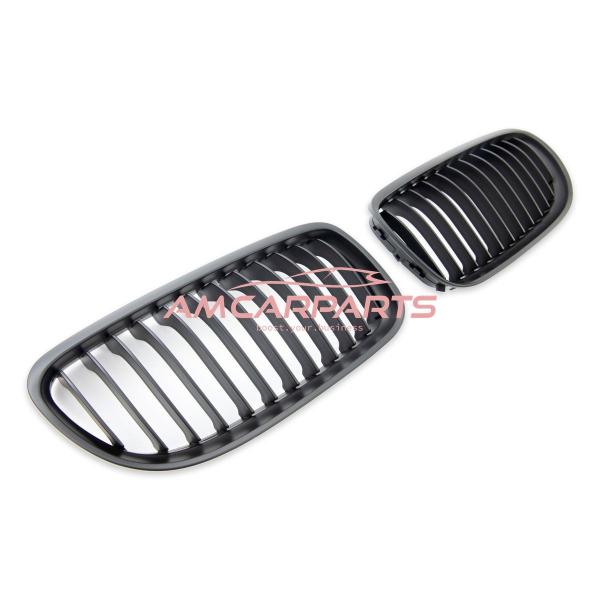 Upgrade Design Kühlergrill / Sportgrill passend für BMW 3er E90 / E91 Facelift 08-11 Matt schwarz