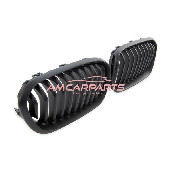 Upgrade Design Kühlergrill / Sportgrill passend für BMW 1er F20 / F21 Facelift 15-19 Matt schwarz