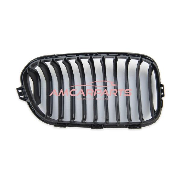 Upgrade Design Kühlergrill / Sportgrill passend für BMW 1er F20 / F21 Facelift 15-19 Matt schwarz