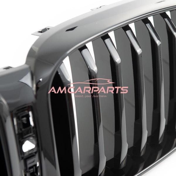 Upgrade Design Kühlergrill / Sportgrill passend für BMW X3 G01, F97 / X4 G02, F98 Facelift 21+ Hochglanz schwarz