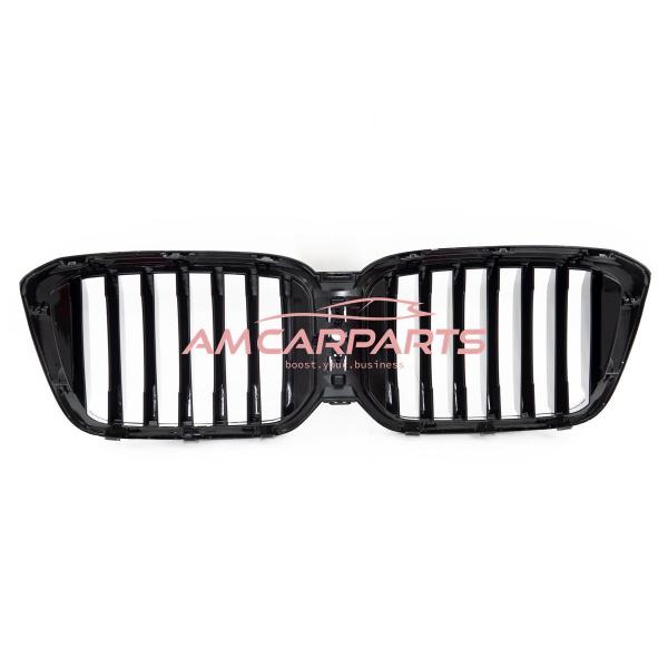 Upgrade Design Kühlergrill / Sportgrill passend für BMW X3 G01, F97 / X4 G02, F98 Facelift 21+ Hochglanz schwarz