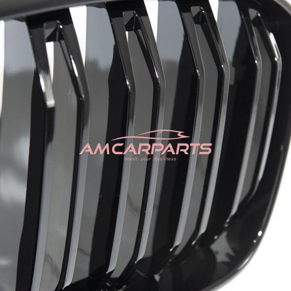 Upgrade Design Kühlergrill / Sportgrill passend für BMW X3 G01, F97 / X4 G02, F98 Facelift 21+ Hochglanz schwarz