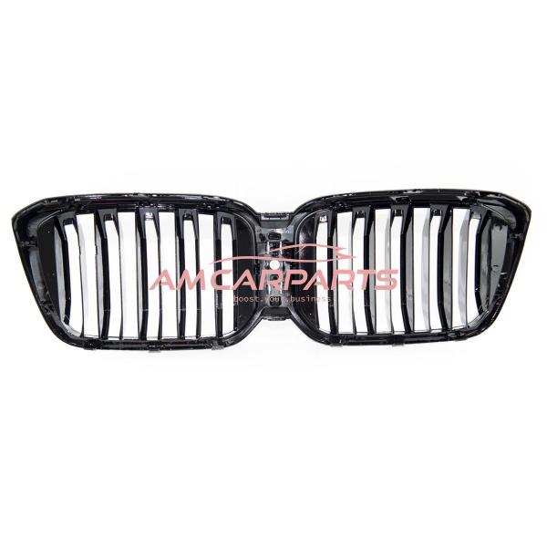 Upgrade Design Kühlergrill / Sportgrill passend für BMW X3 G01, F97 / X4 G02, F98 Facelift 21+ Hochglanz schwarz