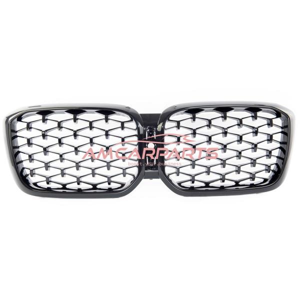 Upgrade "Teardrop" Design Kühlergrill / Sportgrill passend für BMW X3 G01, F97 / X4 G02, F98 Facelift 21+ Hochglanz schwarz