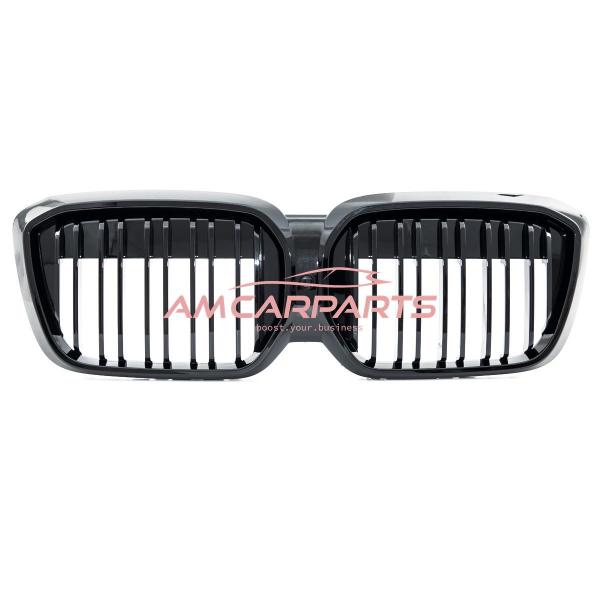 Upgrade Design Kühlergrill / Sportgrill passend für BMW iX3 G08 21+ Hochglanz schwarz