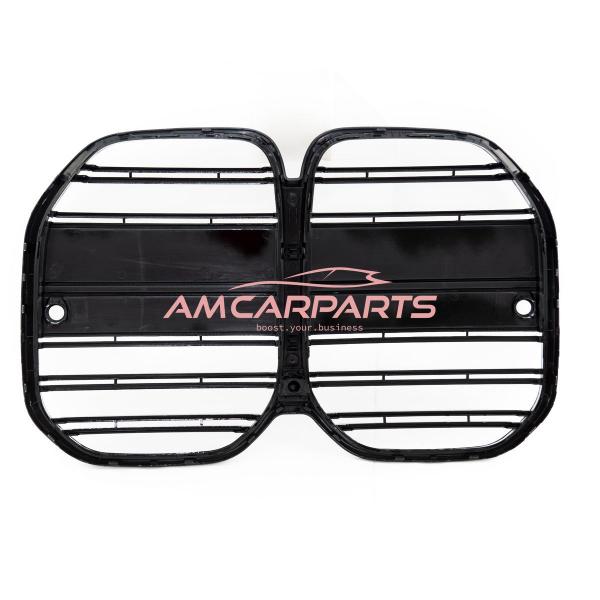 Upgrade Design Kühlergrill / Sportgrill passend für BMW 4er G22 / G23 Vor-Facelift 20+ Hochglanz schwarz