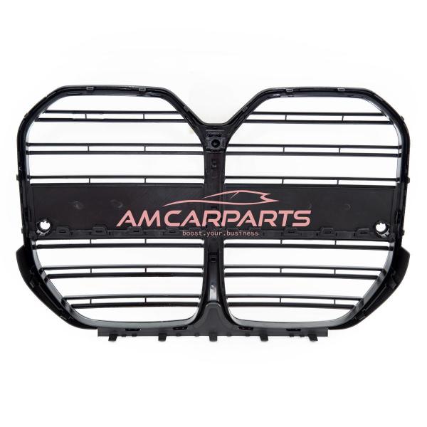 Upgrade Design Kühlergrill / Sportgrill passend für BMW 4er G26 Vor-Facelift 21+ Hochglanz schwarz
