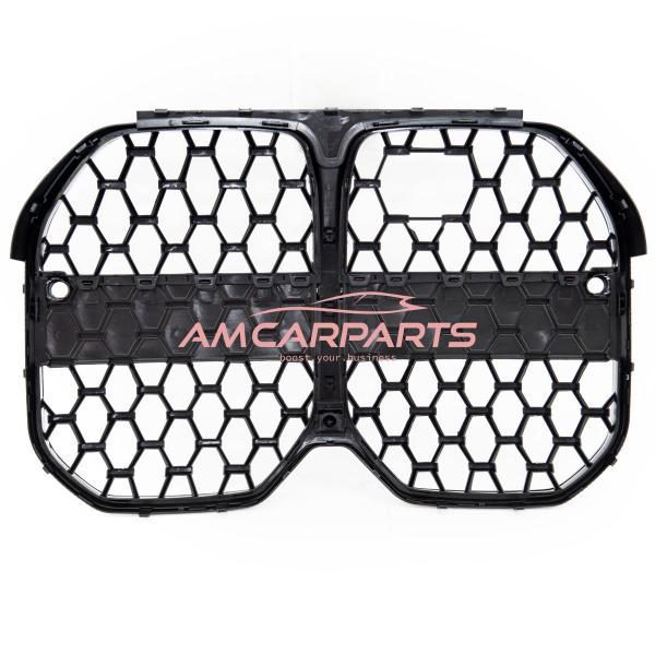 Upgrade Design Kühlergrill / Sportgrill passend für BMW 4er G26 21+ Hochglanz schwarz
