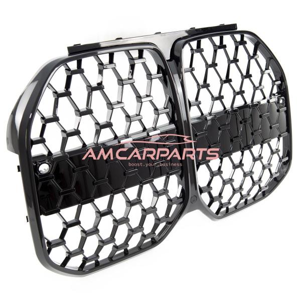 Upgrade Design Kühlergrill / Sportgrill passend für BMW 4er G26 Vor-Facelift 21+ Hochglanz schwarz