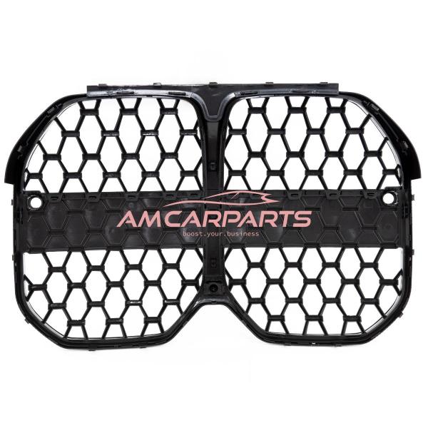 Upgrade Design Kühlergrill / Sportgrill passend für BMW 4er G26 Vor-Facelift 21+ Hochglanz schwarz