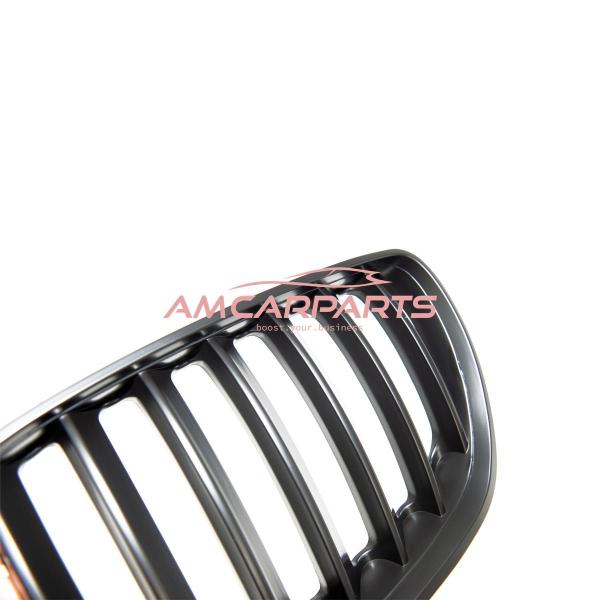 Upgrade Design Kühlergrill / Sportgrill passend für BMW X5 E53 Facelift 03-07 Matt schwarz